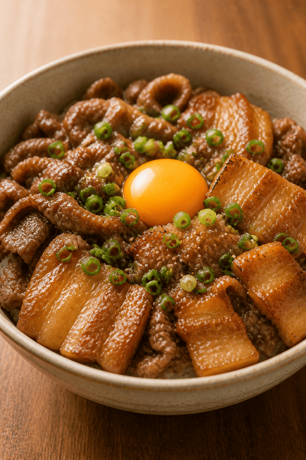 叙々苑風 牛豚丼